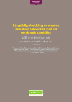 Effekter av forsknings