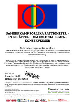 Samers kamp - Region Västerbotten