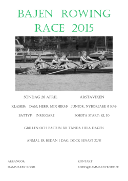 Bajen Rowing Race 2015