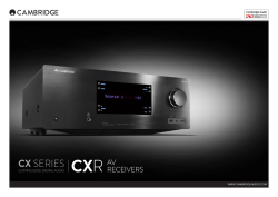CXR AV - Cambridge Audio