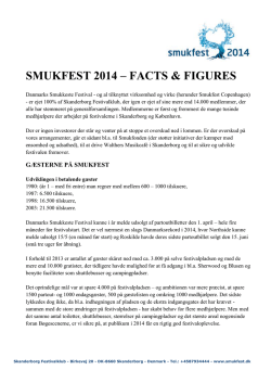 smukfest 2014 – facts & figures - Danmarks Smukkeste Festival
