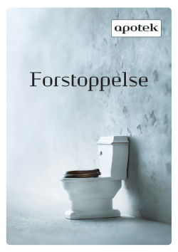Forstoppelse - Apoteket.dk