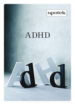 Apotekets brochure om ADHD