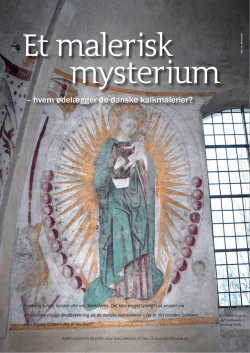 hvem ødelægger de danske kalkmalerier? (pdf)