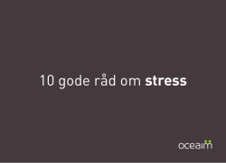 10 gode råd om stress