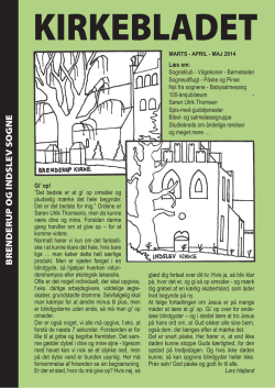 Kirkeblad april 2014.pdf - Brenderup Indslev Kirke