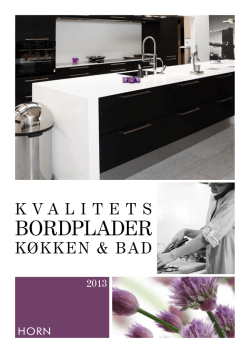 Horn Bordplader – Køkken & Bad