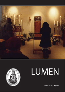 LUMEN872013.pdf - Sankt Mariæ Kirke