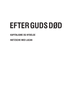 EFTER GUDS DØD - Center for Vild Analyse