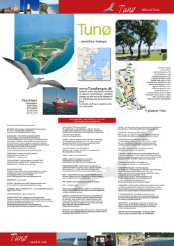 Brochure om Tunø