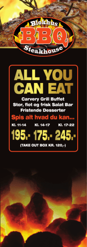 Spis alt hvad du kan... - Blokhus BBQ Steakhouse