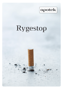 Rygestop - Apoteket.dk