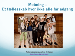 Mobning - Valby Skole