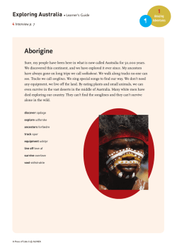 Aborigine 1 - A Piece of Cake
