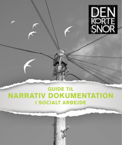 Guide til narrativ dokumentation i socialt arbejde