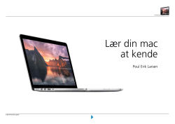 Lær din mac at kende (pdf-fil – 3,5MB).