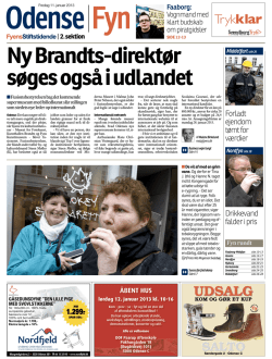 Ny Brandts-direktør søges også i udlandet
