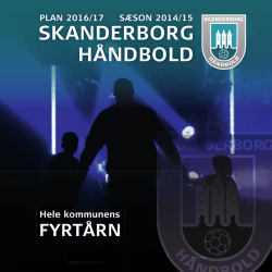 sponsor koncept - Skanderborg Håndbold