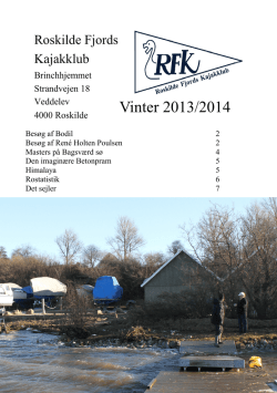 Vinter 2013/2014 - Roskilde Kajakklub