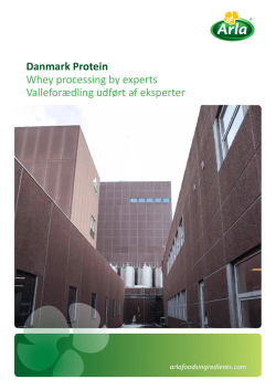 Danmark Protein - Arla Foods Ingredients