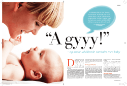 a Gyyy – og andre udviklende samtaler med baby