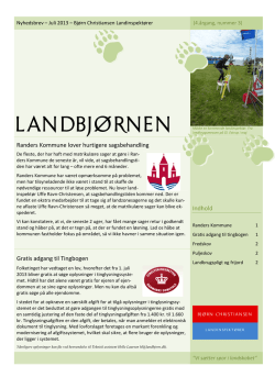 Juli 2013 - landbjorn.dk