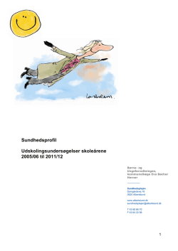 Sundhedsprofil for Albertslund Kommune 2005-2012