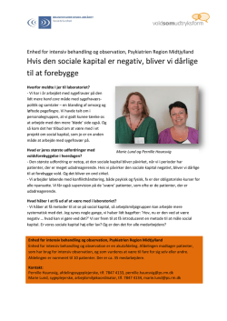 Psykiatrien i Region Midtjylland, Enheden for intensiv behandling og