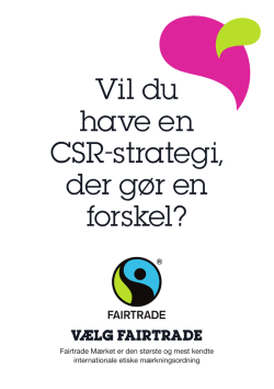 Vil du have en CSR-strategi, der gør en forskel?