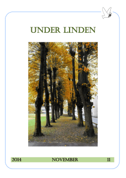 UNDER LINDEN - Sankt Lukas Stiftelsen