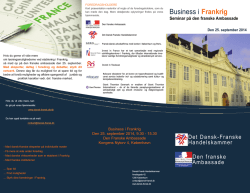 Præsentation - Ambassade de France