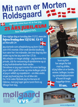 Mit navn er Morten Roldsgaard - Møllgaard VVS ApS