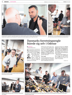 Danmarks forretningsengle fejrede sig selv i Odense
