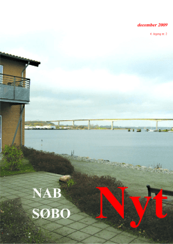 December 2009 - Beboerbladet NAB