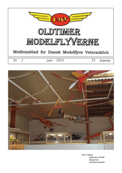 Oldtimeren 2-2014 - Dansk Modelflyve Veteranklub