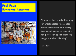 Poul Pava Børnenes kunstner