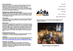 Tag med Tiger Tours til Praha og køb julegaverne til næsten halv pris!