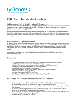 PKU - Proceskonsulentuddannelsen