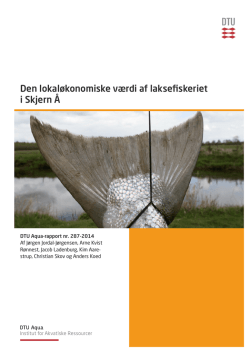 DTU Aqua-rapport 287-2014: Den lokaløkonomiske værdi af