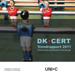 DK-CERT Trendrapport 2011