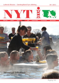 Nyt i Syd 04-2013 - LM Sønderjylland-Fyn