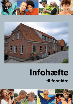 Infohæfte 2014-2015 - Vesterlund Efterskole
