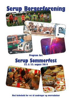 Serup Sommerfest