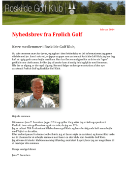 Februar 2014 - Roskilde Golfklub