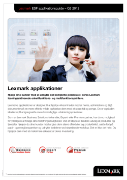 Lexmark applikationer