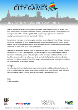 INVITATION BOWLING CAMP 2014