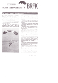 Oktober 1994 - Faldskærmsklubben Skydive Stauning