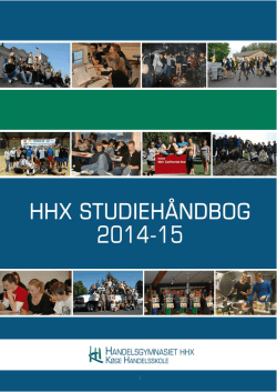 Studiehåndbogen 2014-2015