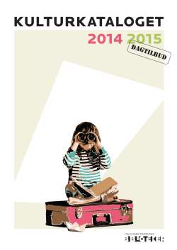 Kultur Katalog Dagtilbudene 2014-2015(pdf)