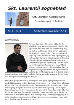 Sogneblad 2013-3 - Sankt Laurentii Kirke